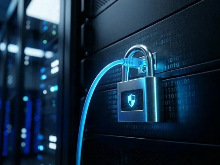 Cadenas numérique protégeant des comptes administrateurs et des accès sensibles d’une entreprise contre le vol de mots de passe et les cyberattaques.